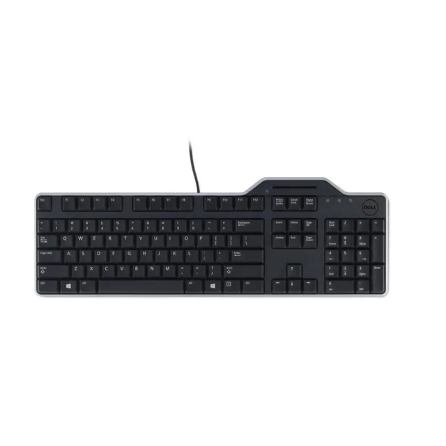 dell-pro-clavier-filaire-kb813-avec-lecteur-smartcard-usb-azerty-touches-profil- image 1