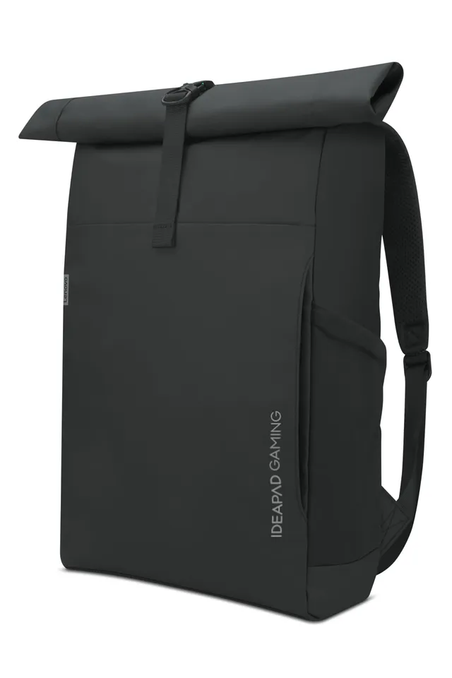 lenovo-ideapad-sac-dos-de-gaming-moderne-noir-r-sistant-l-eau-plastique-recycl-3 image 1