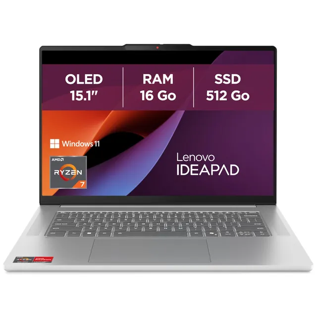 lenovo-ideapad-slim-5-15arp10-pc-portable-15-1-oled-wqxga-amd-ryzen-7-7735hs-16- image 1