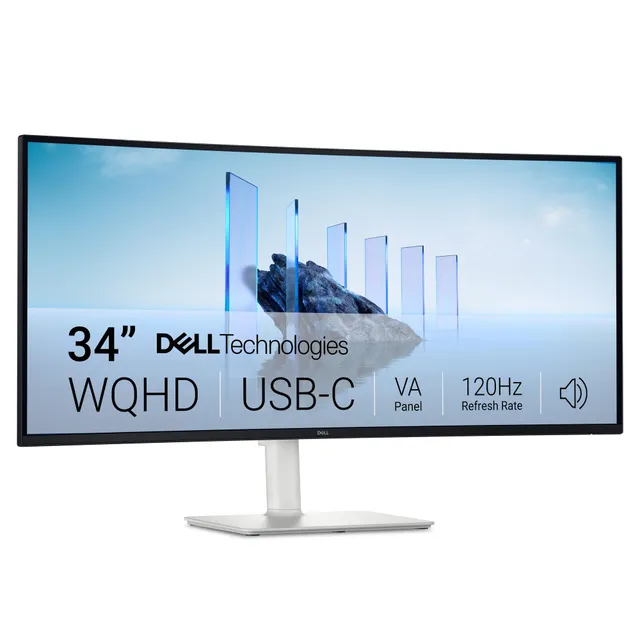 dell-34-plus-s3425dw-moniteur-incurv-34-wqhd-3440x1440-120-hz-usb-c-65-w-avec-ha image 1