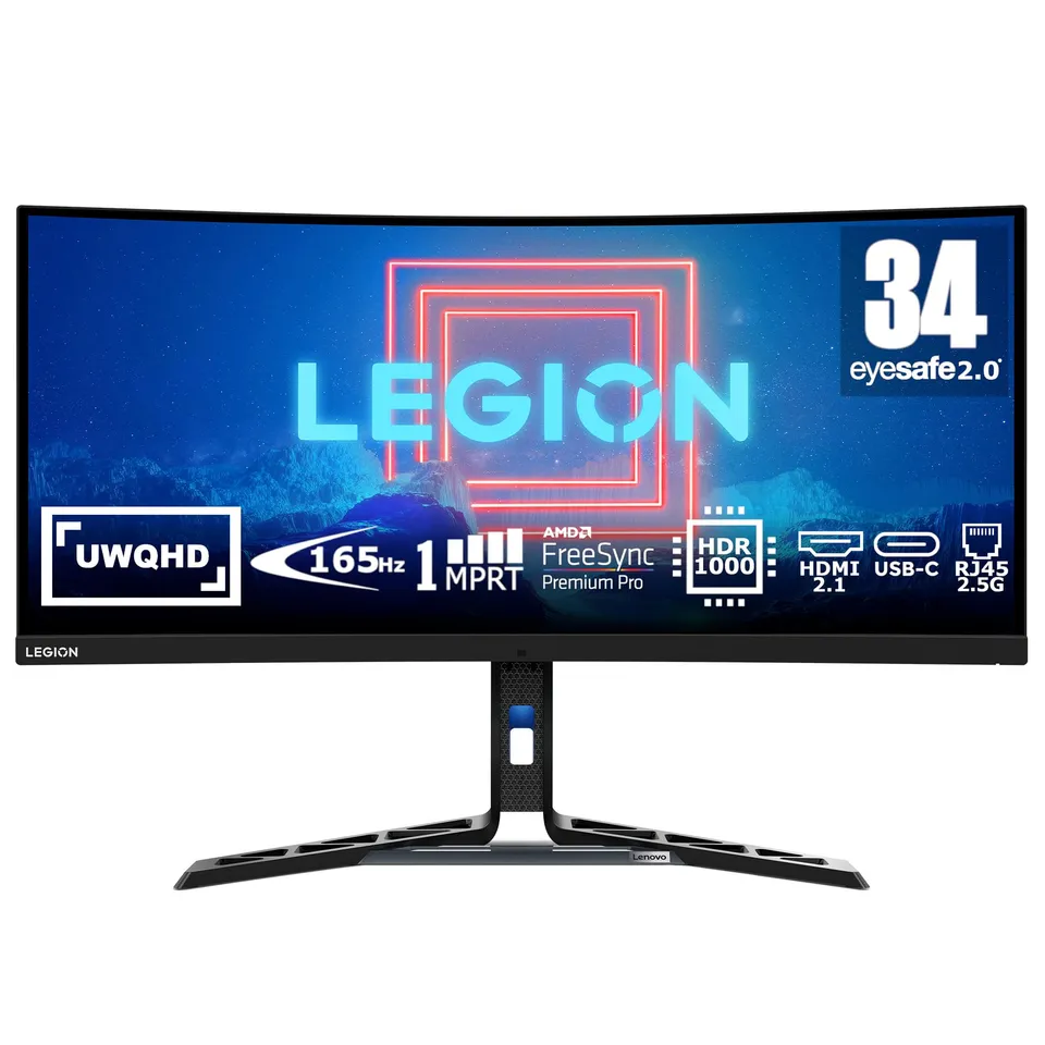 lenovo-legion-y34wz-30-cran-gaming-incurv-34-uwqhd-mini-led-165hz-1ms-mprt-usb-c image 1