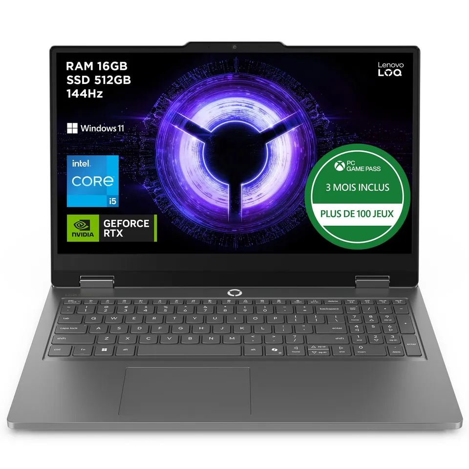 lenovo-loq-essential-15irx11-pc-portable-gaming-15-6-fhd-144-hz-intel-core-i5-13 image 1