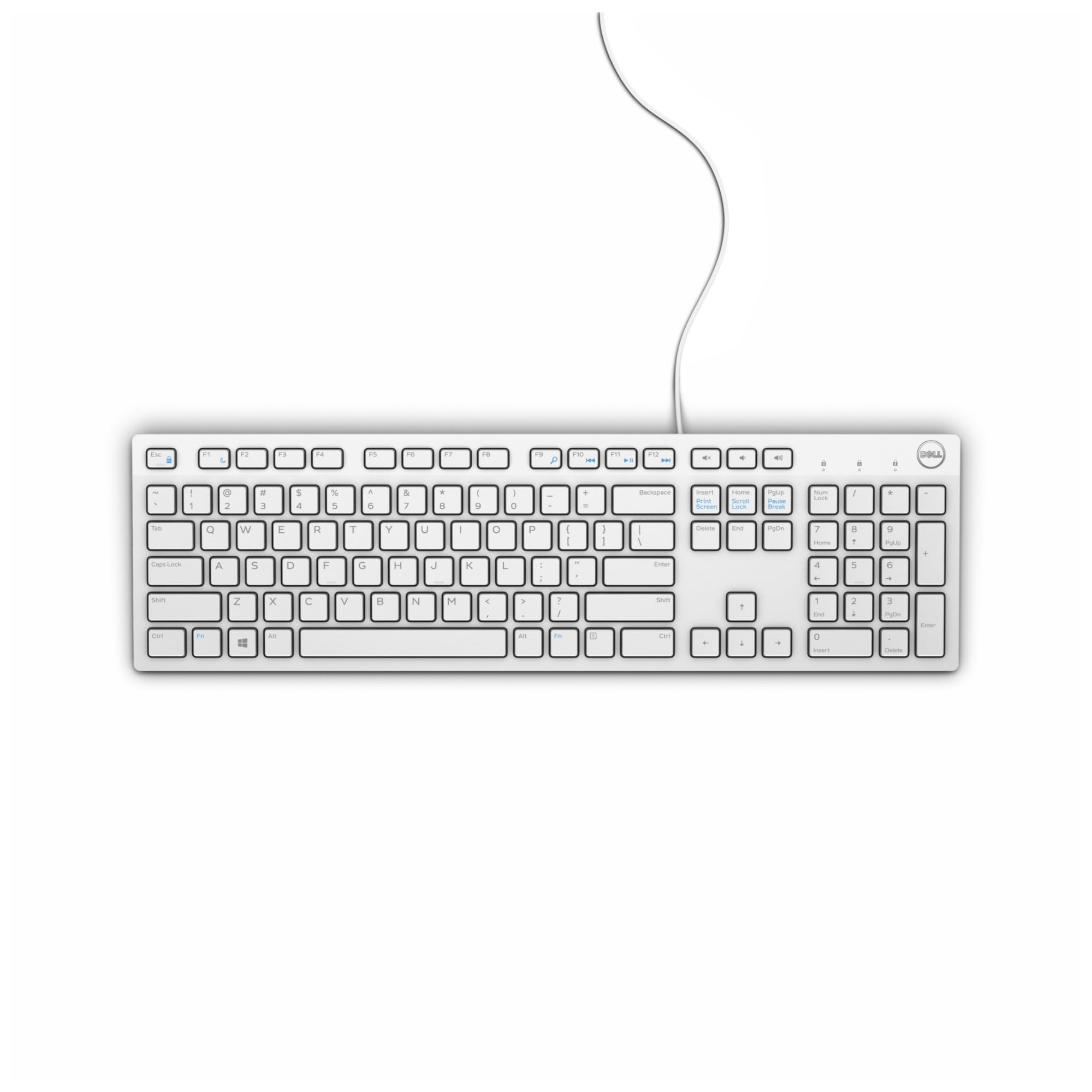 dell-kb216-clavier-multim-dia-filaire-azerty-blanc-touches-multim-dias-et-pav-nu image 4