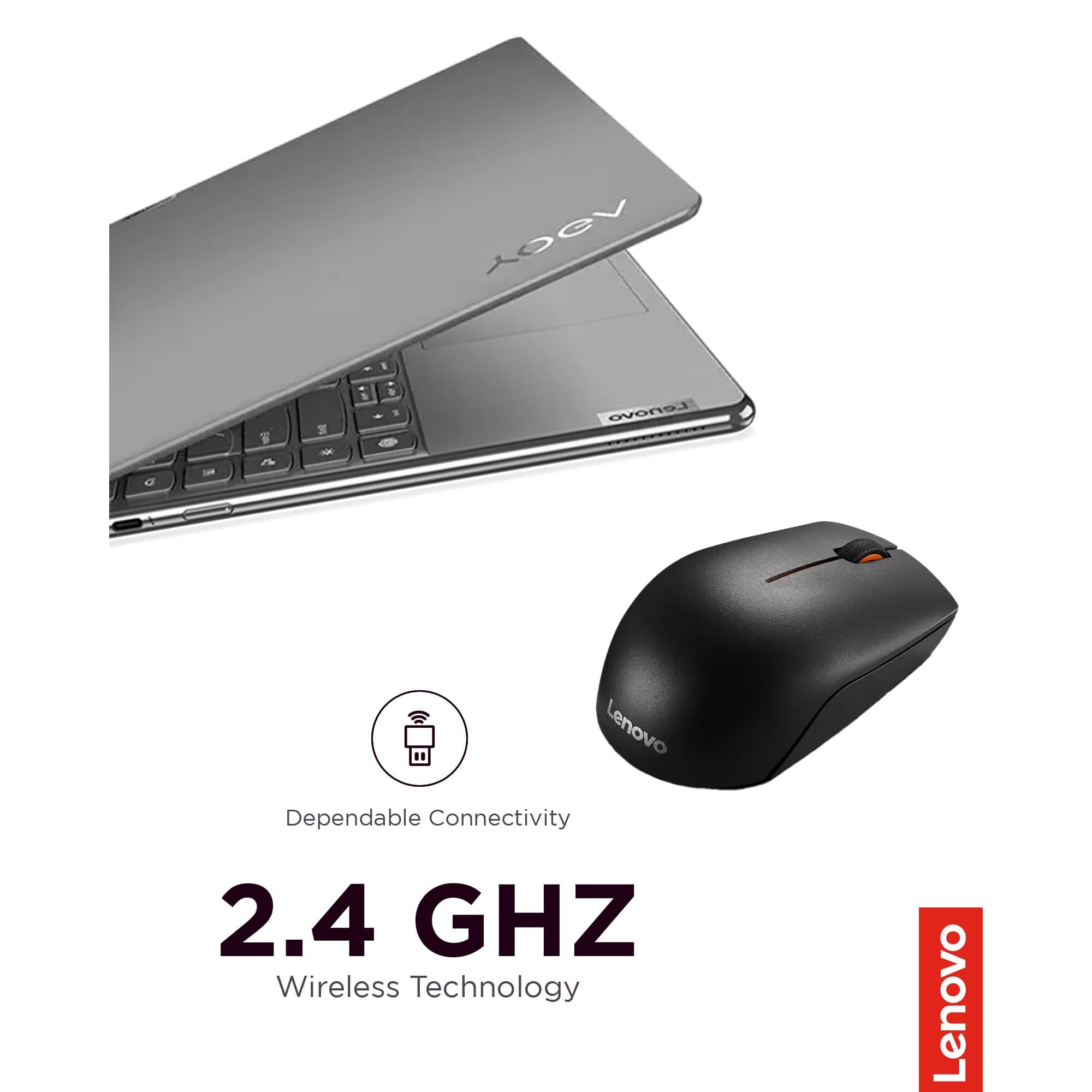 lenovo-300-souris-compacte-sans-fil-2-4-ghz-nano-usb-1-000-dpi-3-boutons-12-mois image 2