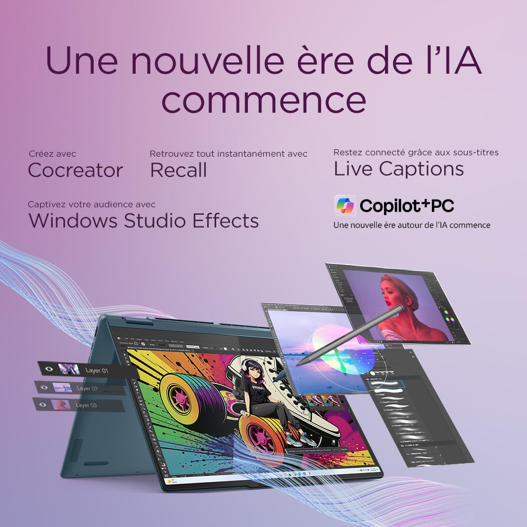 lenovo-yoga-7-2-in-1-14akp10-ordinateur-portable-2-en-1-copilot-14-oled-tactile- image 6