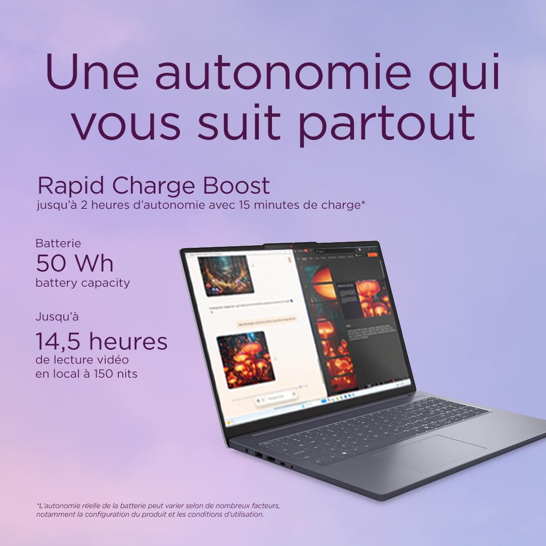 lenovo-ideapad-slim-3-16arp10-ordinateur-portable-16-wuxga-amd-ryzen-7-16-go-ram image 3