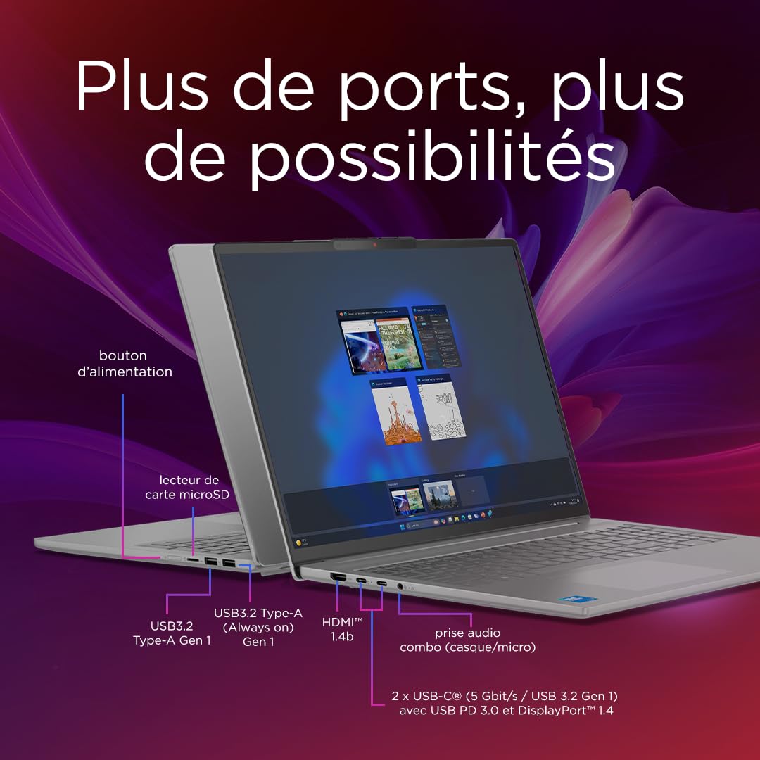 lenovo-ideapad-slim-5-16irh10-ordinateur-portable-16-wuxga-ips-intel-core-i5-134 image 6
