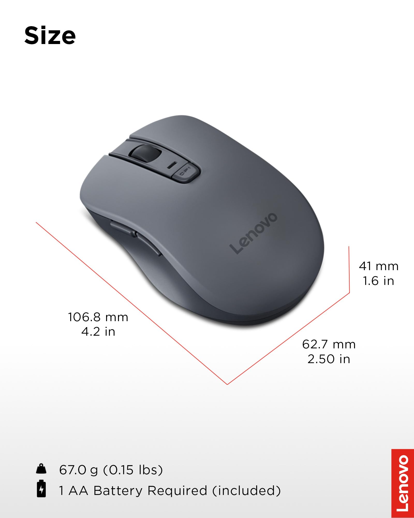 lenovo-souris-bluetooth-silencieuse-wl310-souris-sans-fil-ergonomique-dpi-r-glab image 6