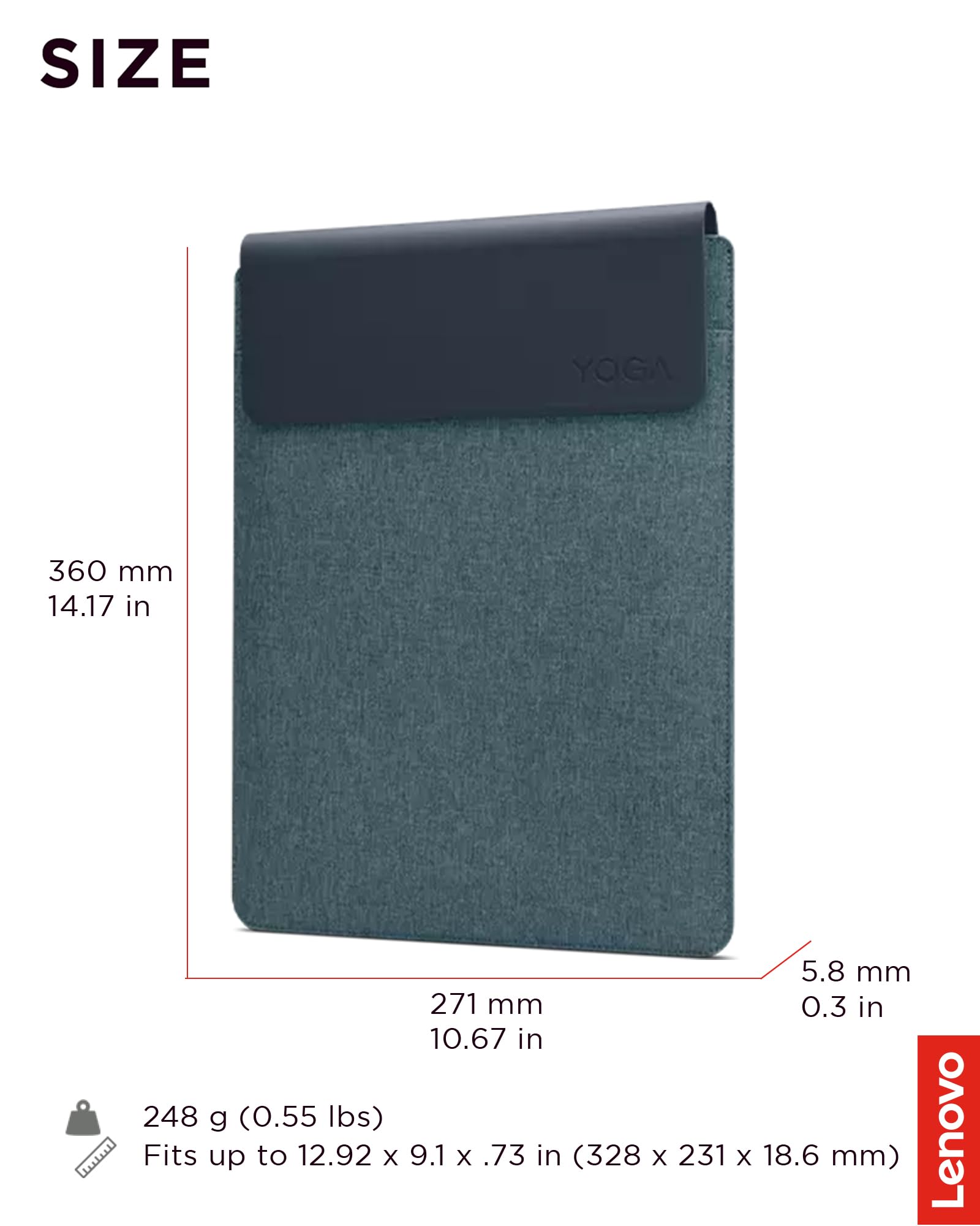 lenovo-yoga-housse-pour-ordinateur-portable-14-5-16-fermeture-magn-tique-mat-ria image 7
