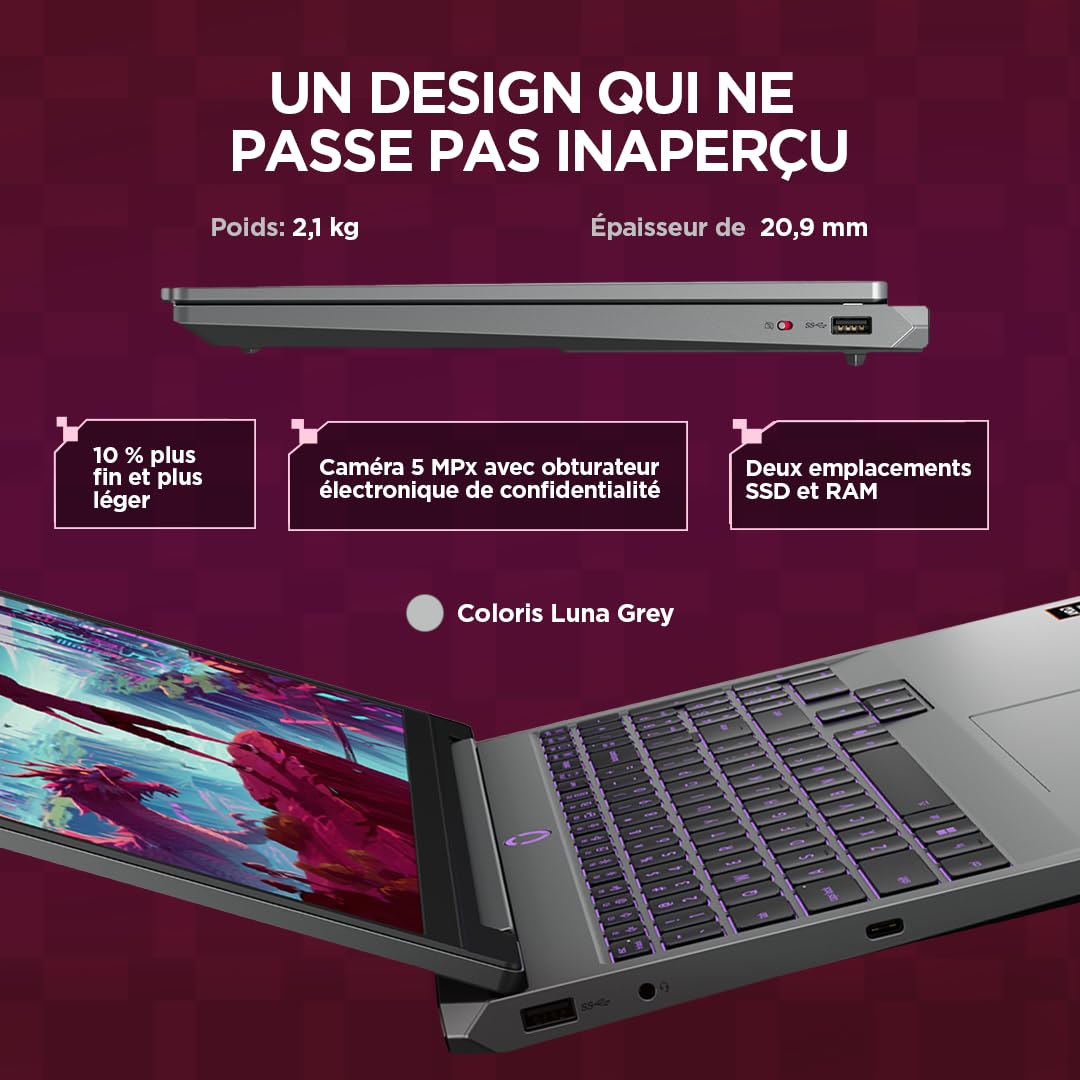 lenovo-loq-15ahp11-pc-portable-gaming-15-3-wuxga-amd-ryzen-7-250-16-go-ram-ssd-5 image 7