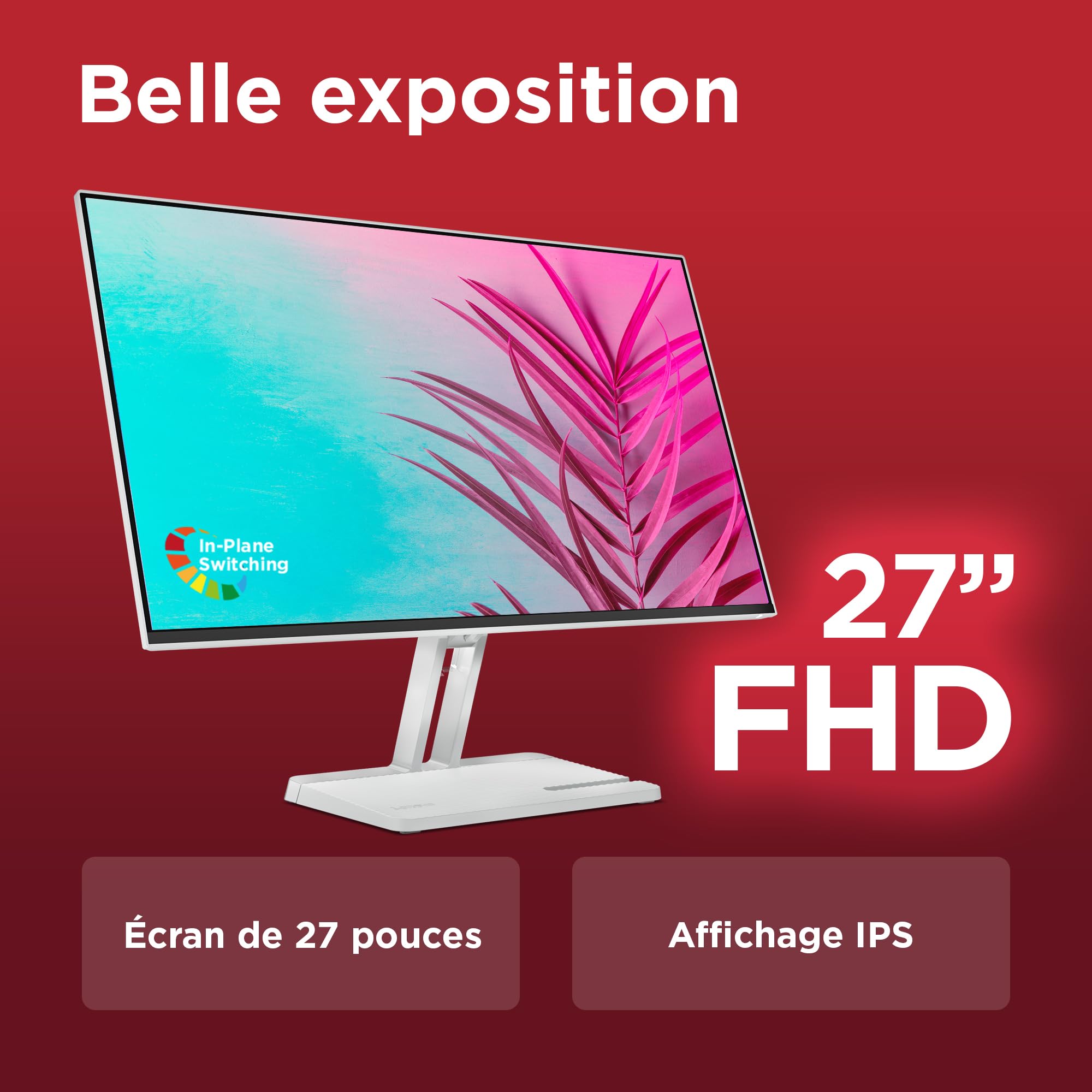 lenovo-l27i-4b-cran-pc-27-fhd-ips-100-hz-4-ms-vga-hdmi-c-ble-hdmi-inclus-haut-pa image 3