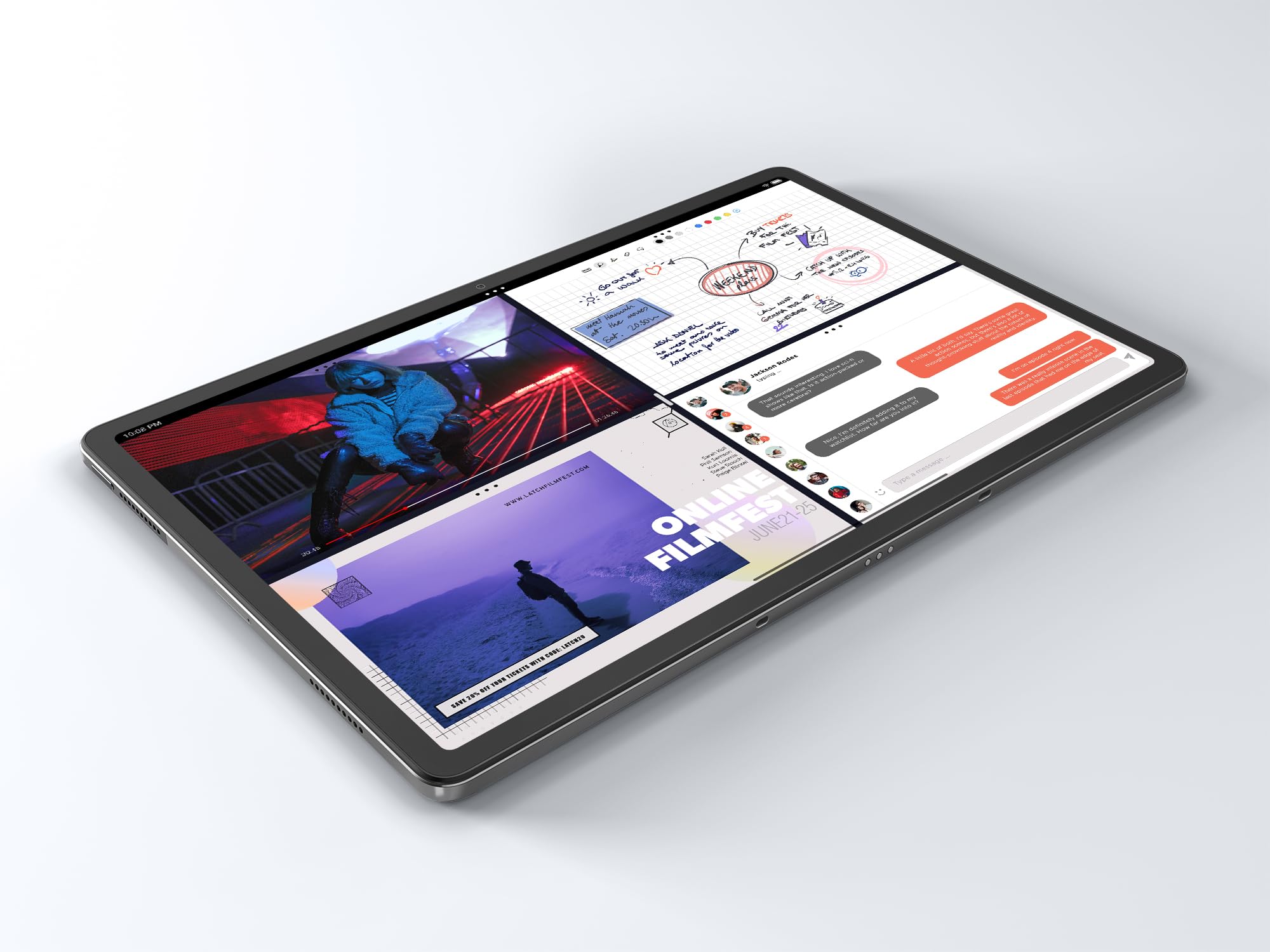 lenovo-tab-p12-12-7-3k-avec-tab-pen-plus-tablette-mediatek-dimensity-7050-8-go-r image 7