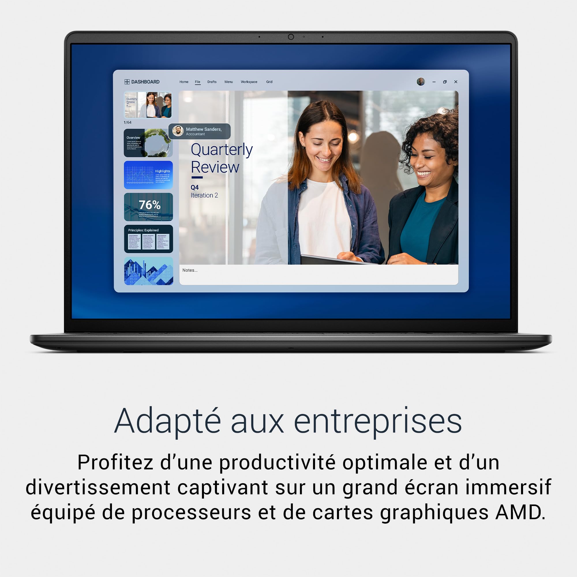 dell-16-dc16255-ordinateur-portable-16-2k-1920x1200-amd-ryzen-7-250-16-go-ddr5-s image 3