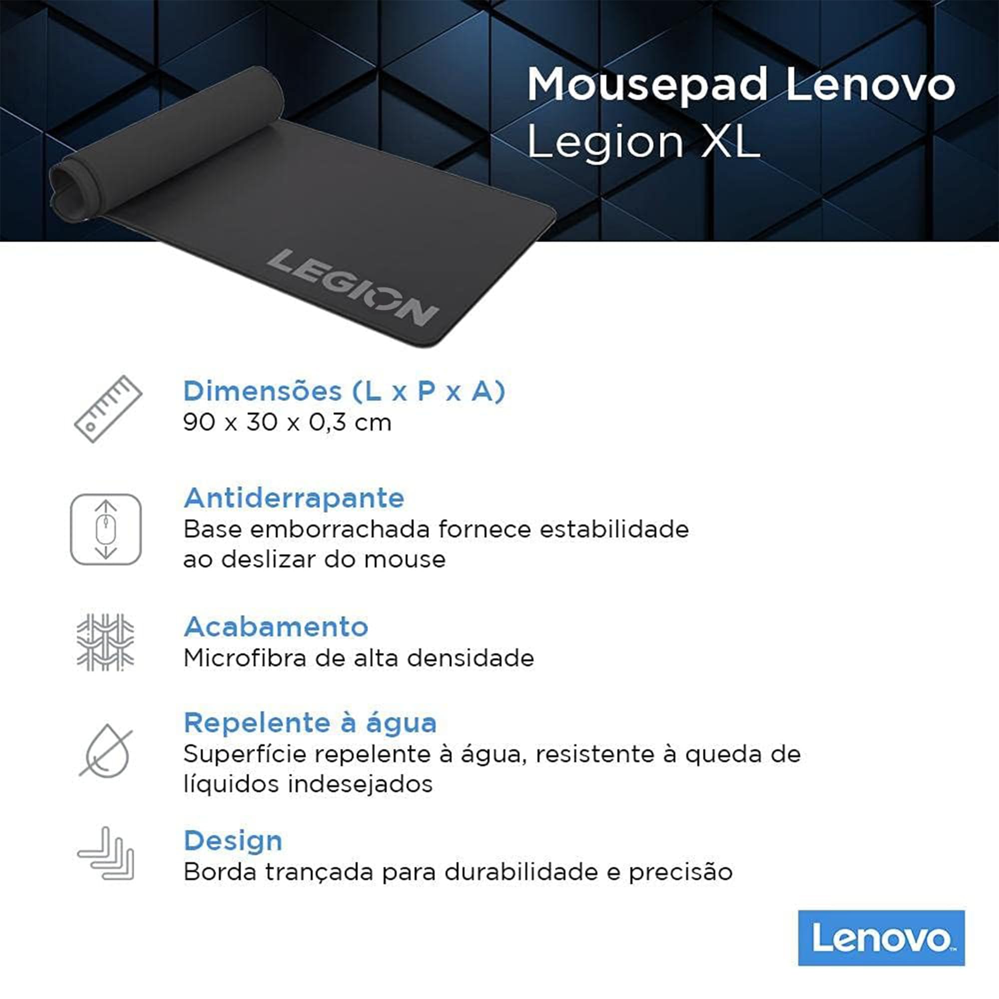 lenovo-legion-gaming-xl-tapis-de-souris-et-clavier-xxl-en-tissu-surface-microfib image 2