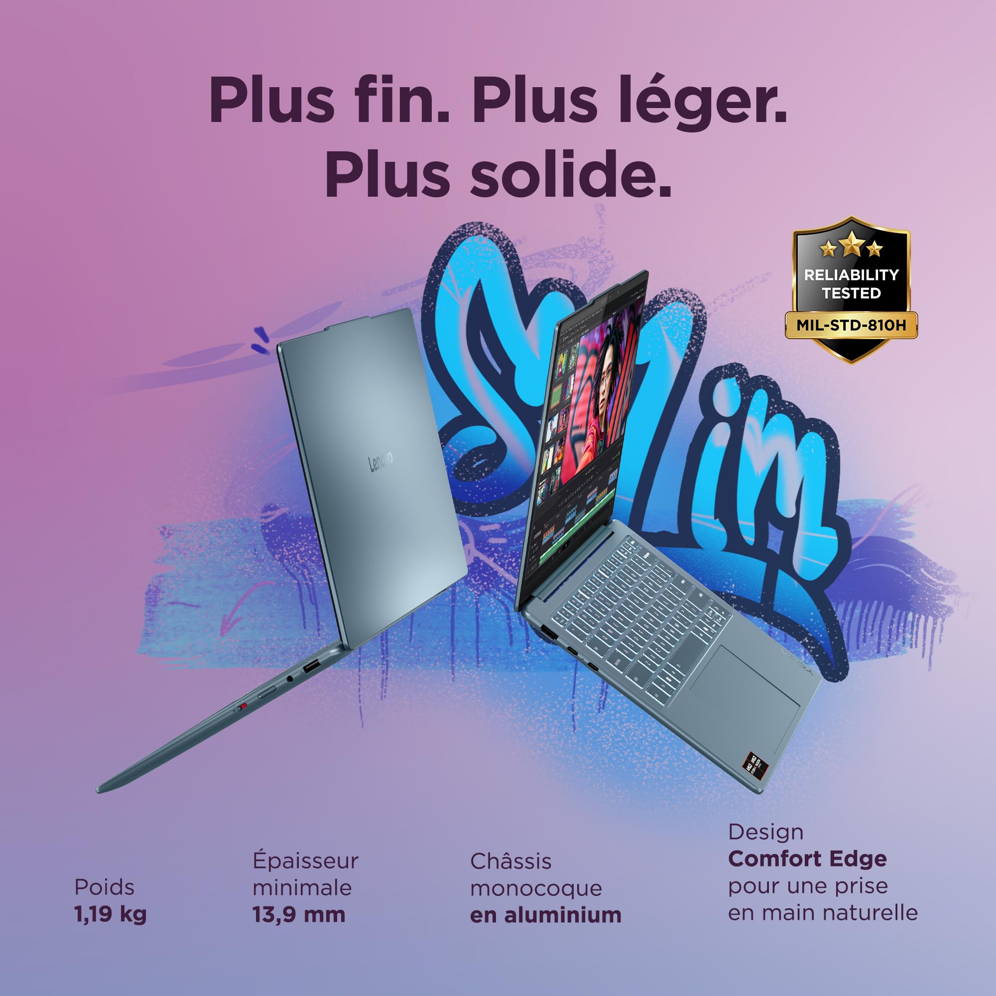 lenovo-yoga-slim-7-14akp10-copilot-ordinateur-portable-14-oled-wuxga-amd-ryzen-a image 5