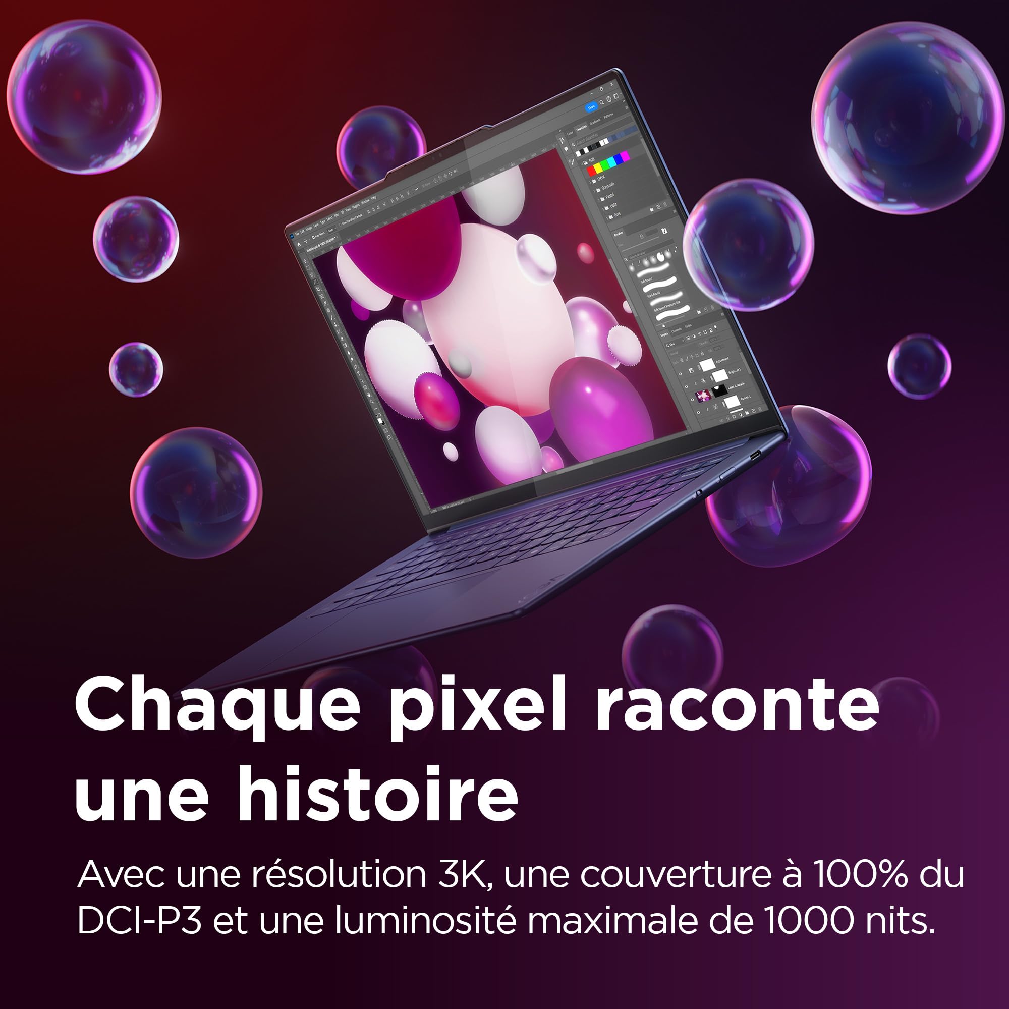 lenovo-yoga-slim-7-14q8x9-ordinateur-portable-copilot-14-3k-oled-90hz-snapdragon image 5