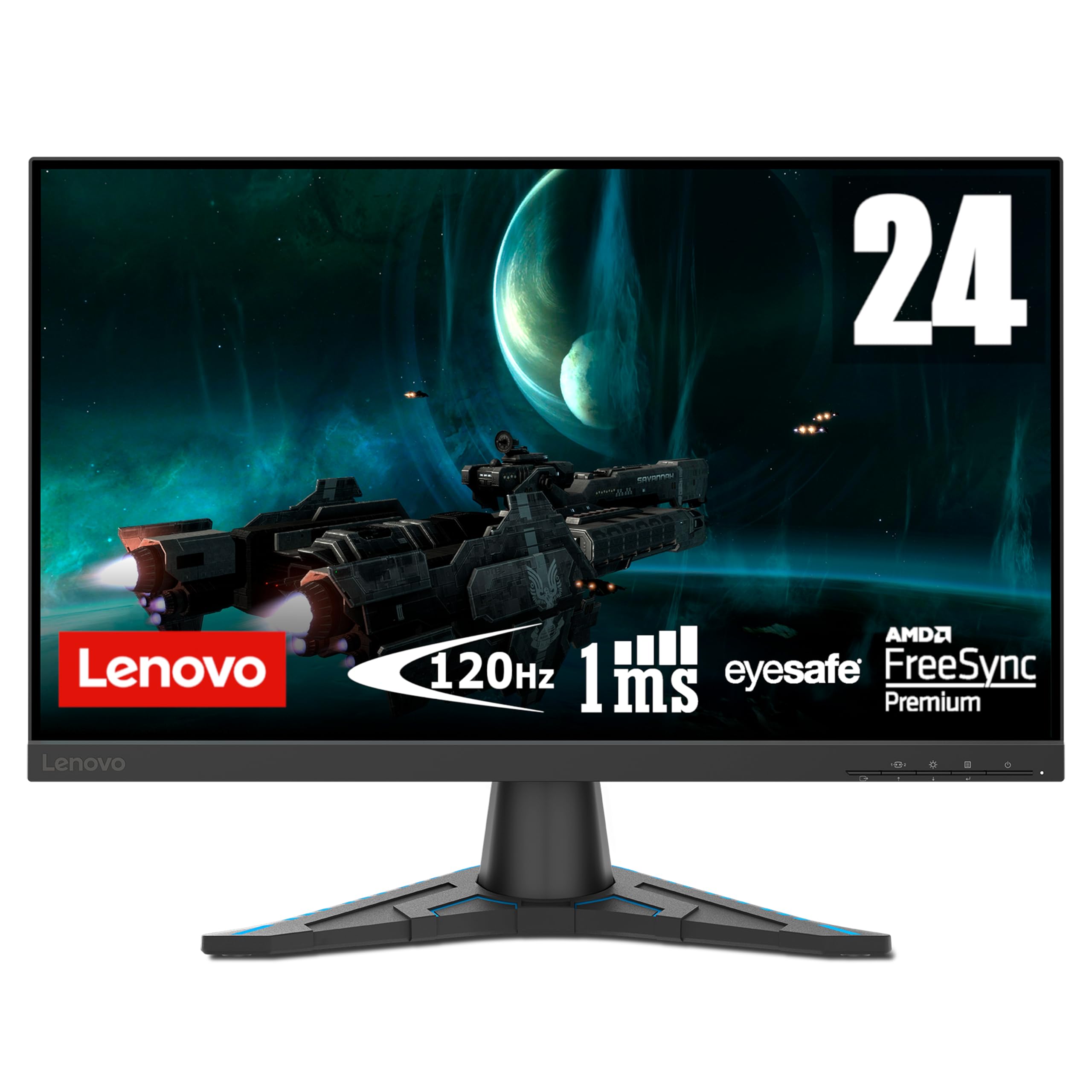 lenovo-g24e-20-cran-gaming-23-8-fhd-va-100hz-120hz-oc-1-ms-mprt-freesync-premium image 1