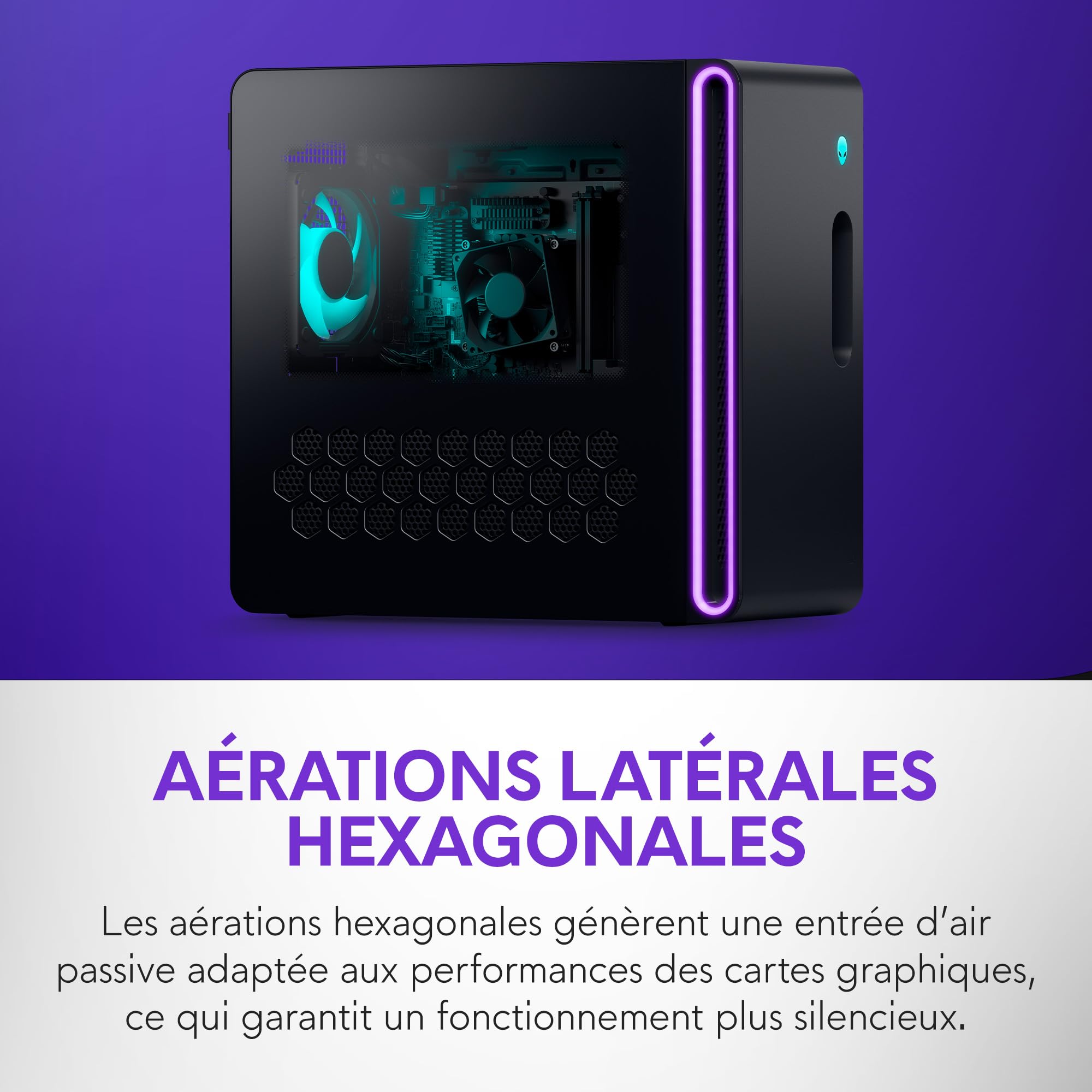 alienware-aurora-act1250-pc-de-bureau-gaming-intel-core-ultra-7-265f-rtx-5060-ti image 3