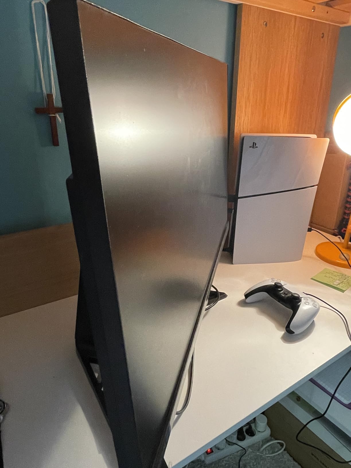 Dalle reçue avec fuite de lumière