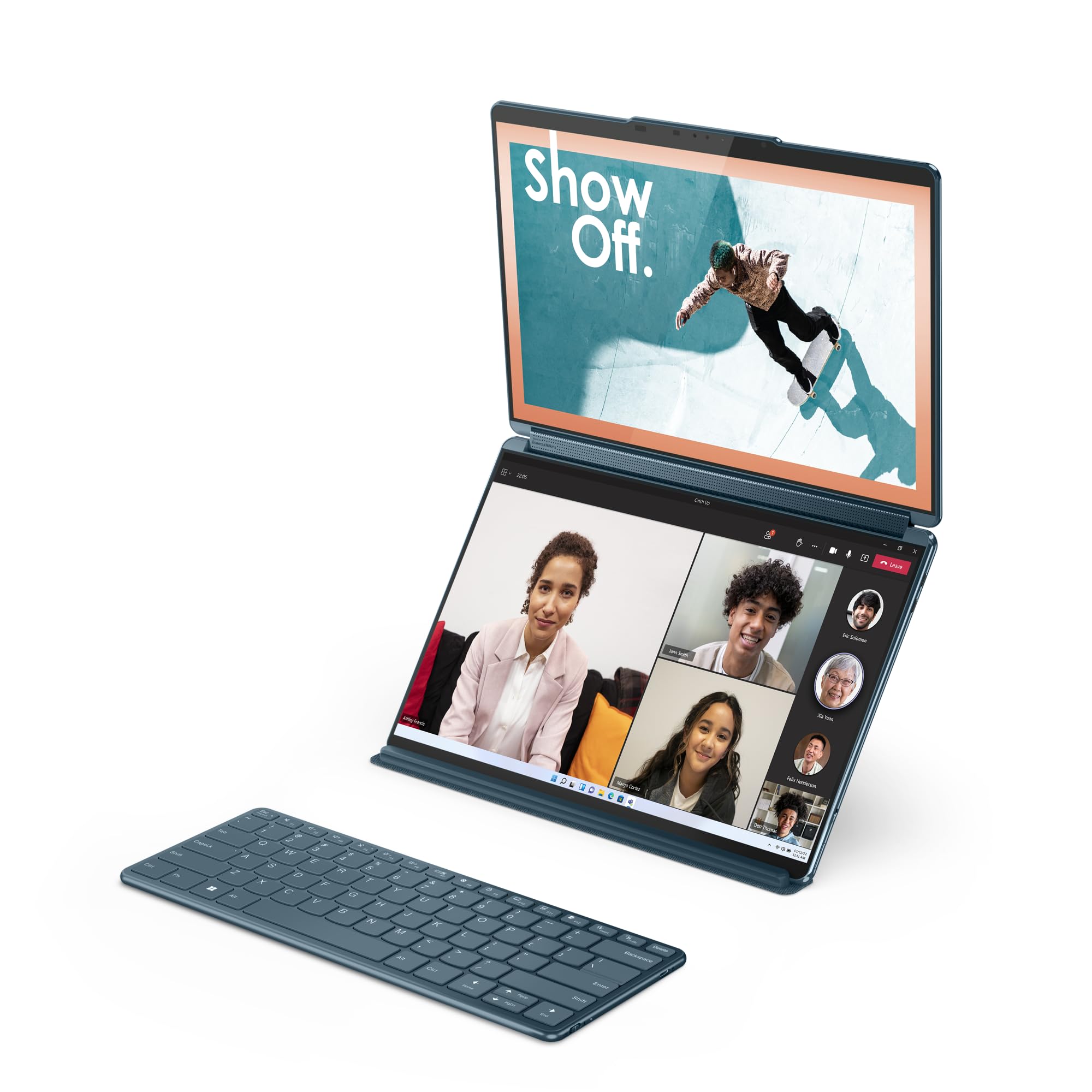 lenovo-yoga-book-9-13iru8-portable-double-cran-2x13-3-2-8k-tactile-i7-1355u-16-g image 1