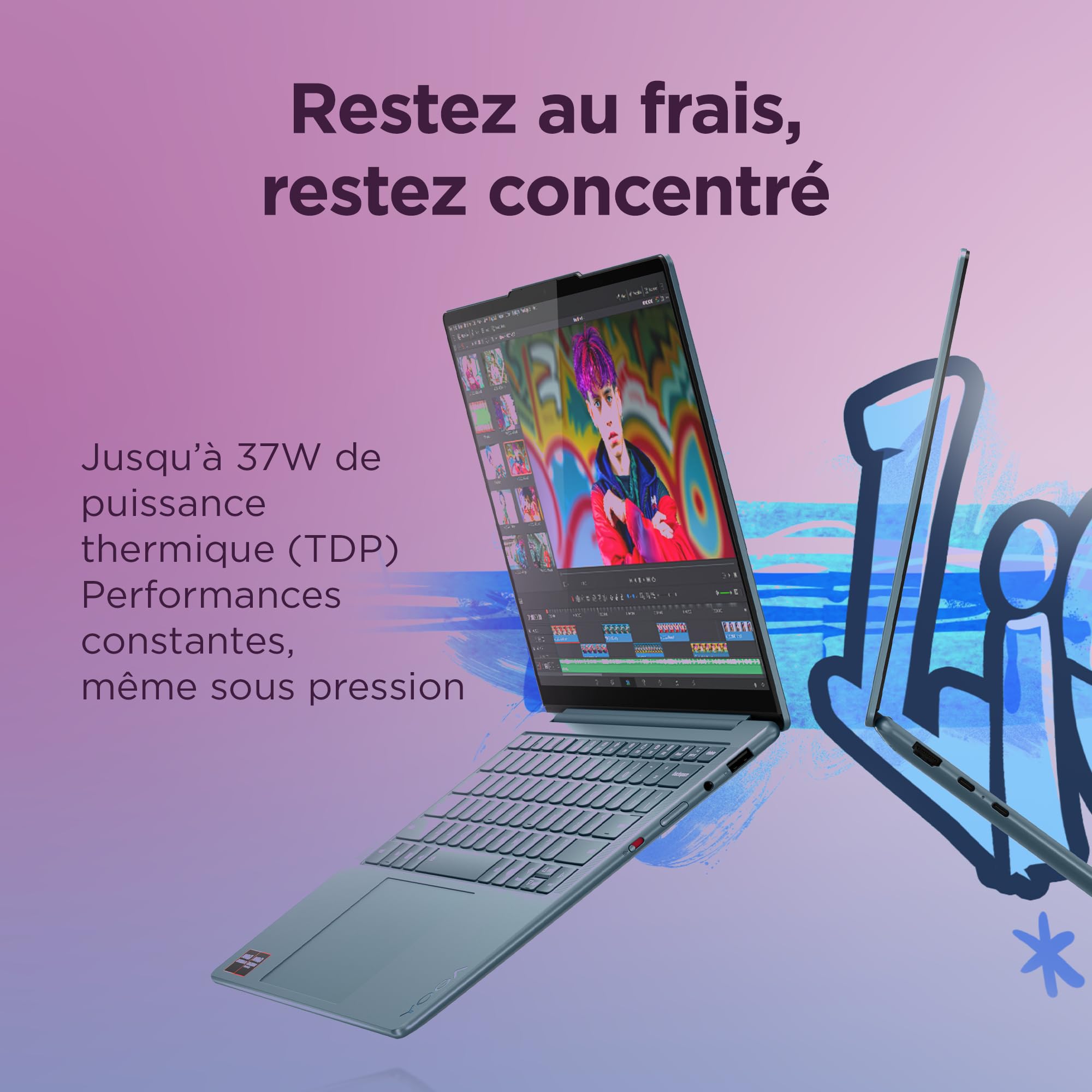 lenovo-yoga-slim-7-14akp10-copilot-ordinateur-portable-14-oled-wuxga-amd-ryzen-a-2 image 3