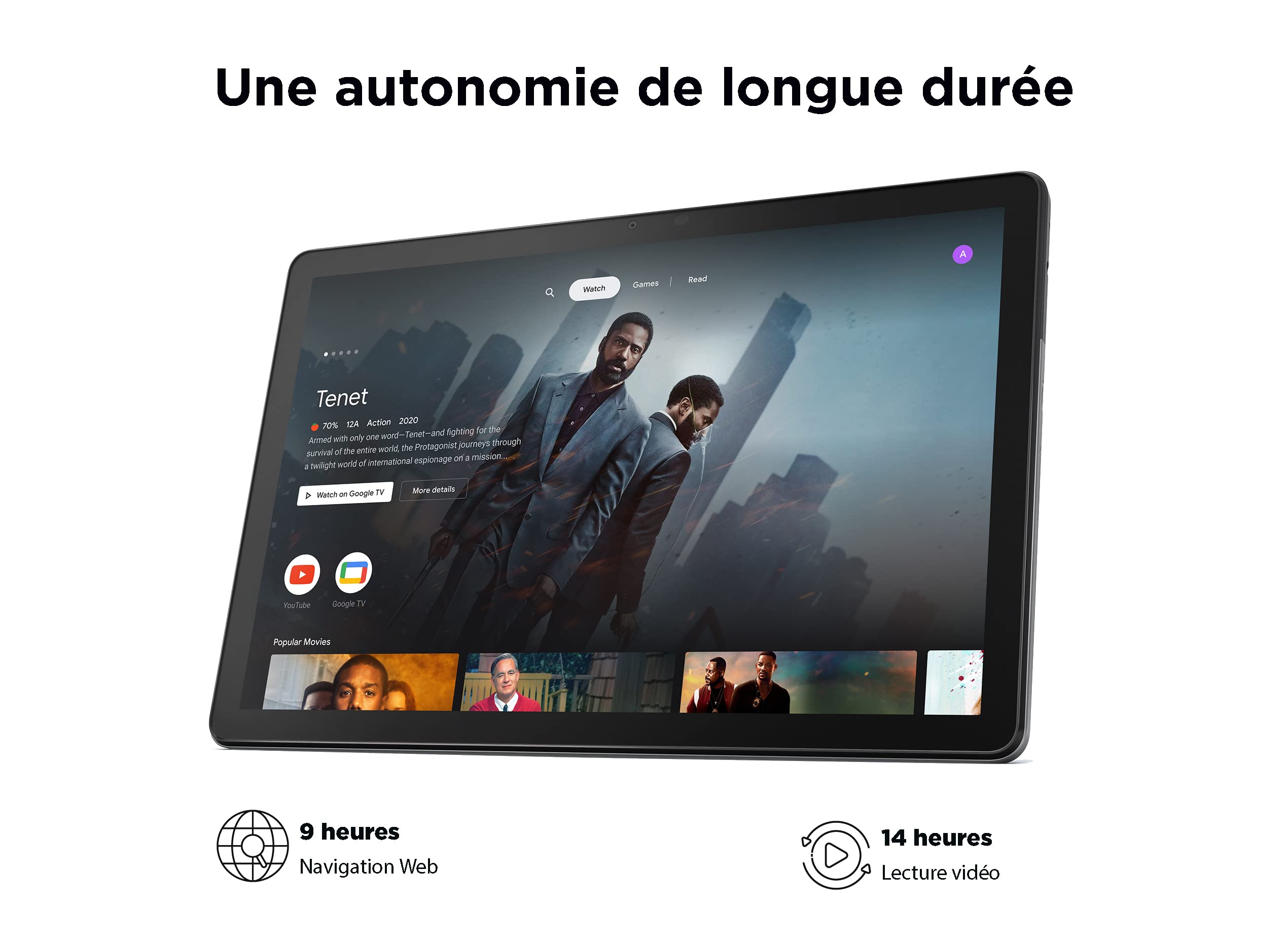lenovo-tab-m10-3e-g-n-ration-tablette-android-10-1-wuxga-mode-enfant-google-kids image 2