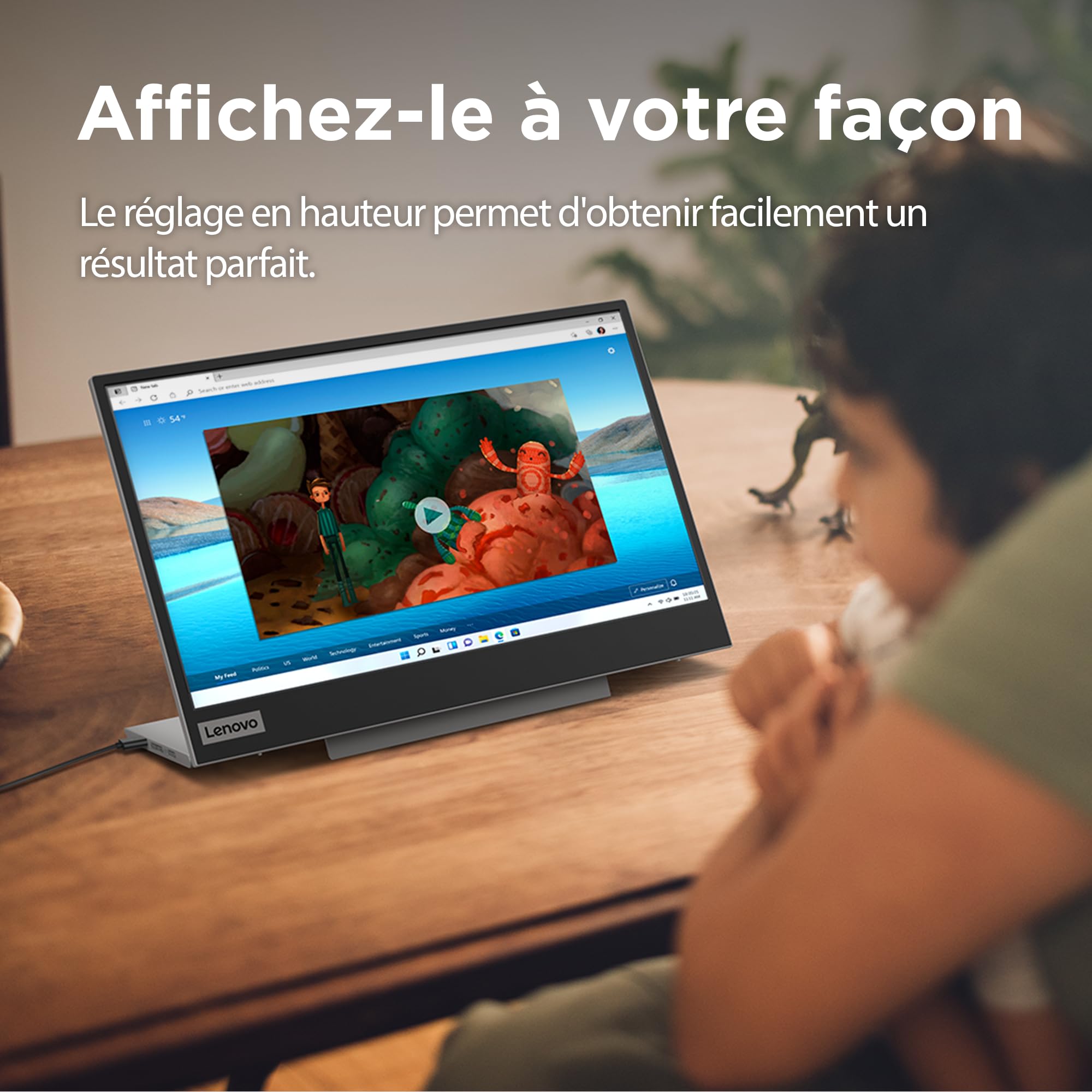 lenovo-l15-15-6-full-hd-moniteur-portable-usb-c-ips-60-hz-860-g-c-ble-usb-c-incl image 3