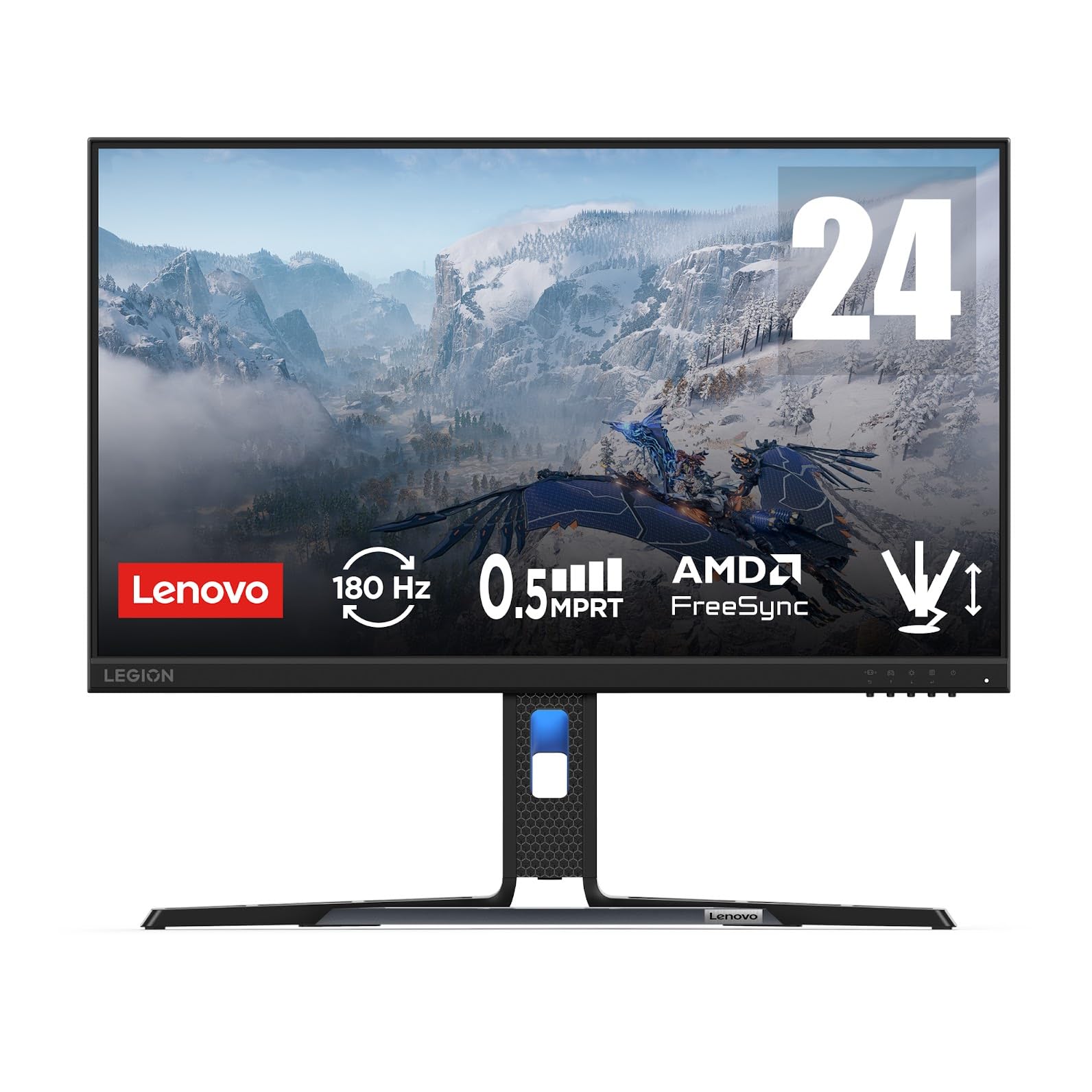 lenovo-legion-r24e-cran-gaming-23-8-fhd-ips-180-hz-0-5-ms-avec-amd-freesync-hdmi image 1