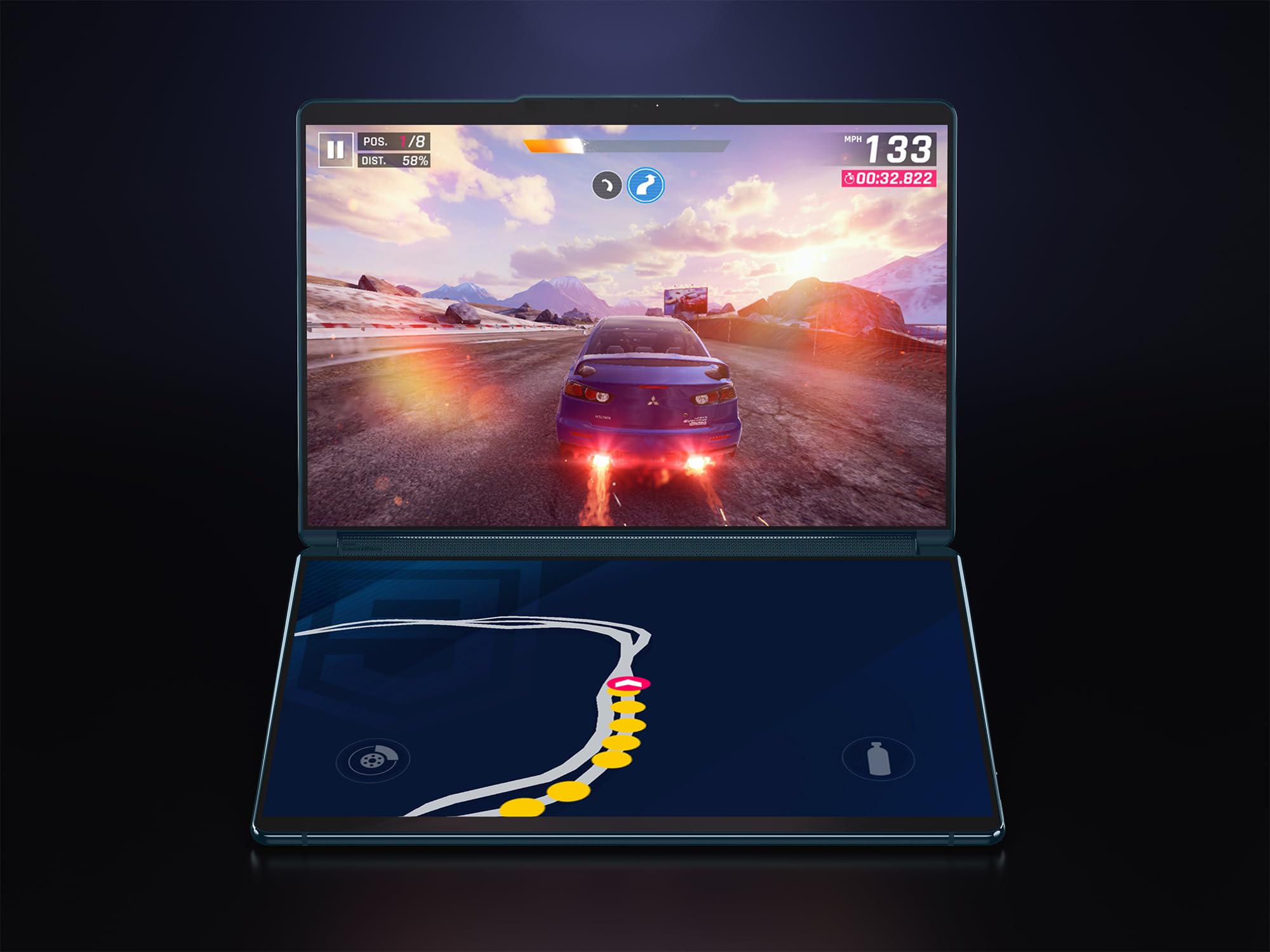 lenovo-yoga-book-9-13iru8-portable-double-cran-2x13-3-2-8k-tactile-i7-1355u-16-g image 7