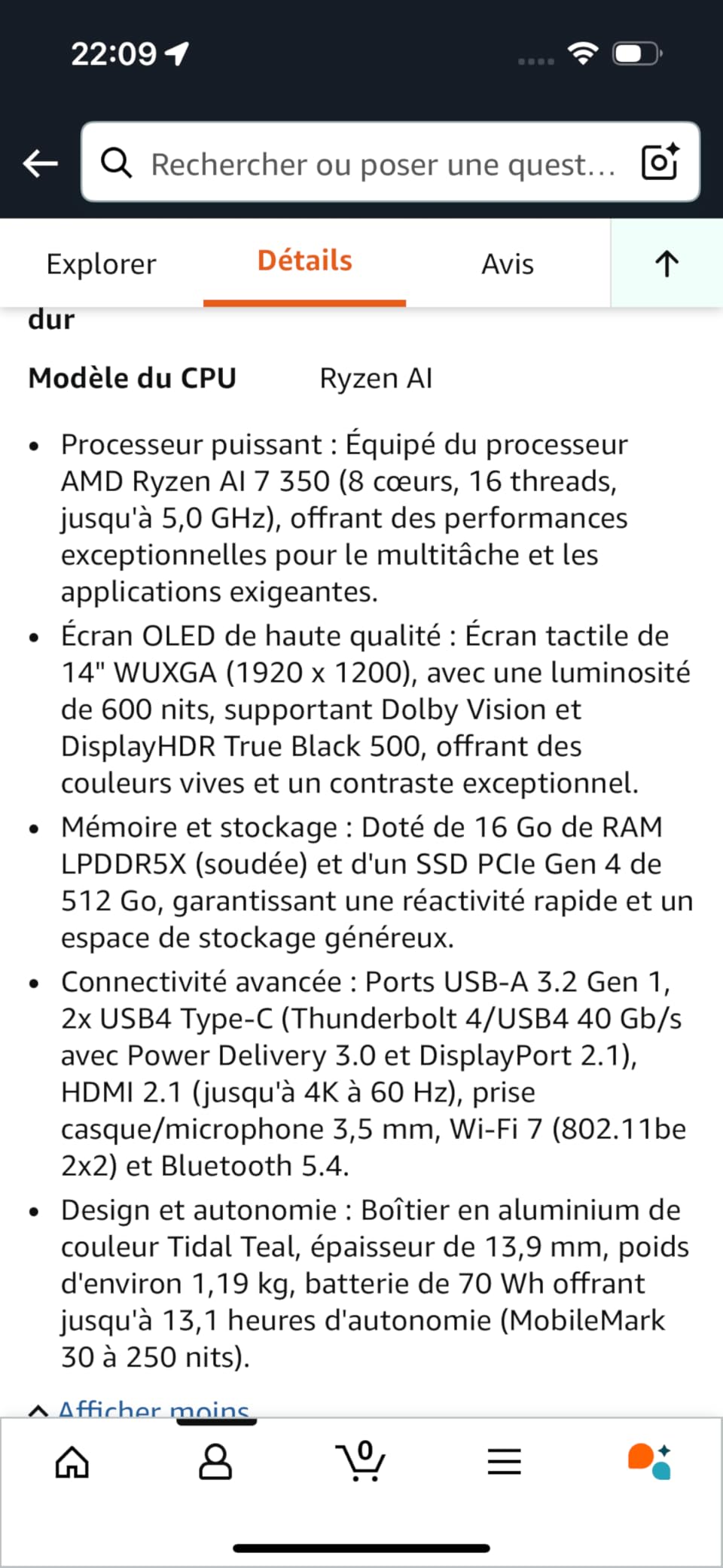 Superbe machine au quotidien