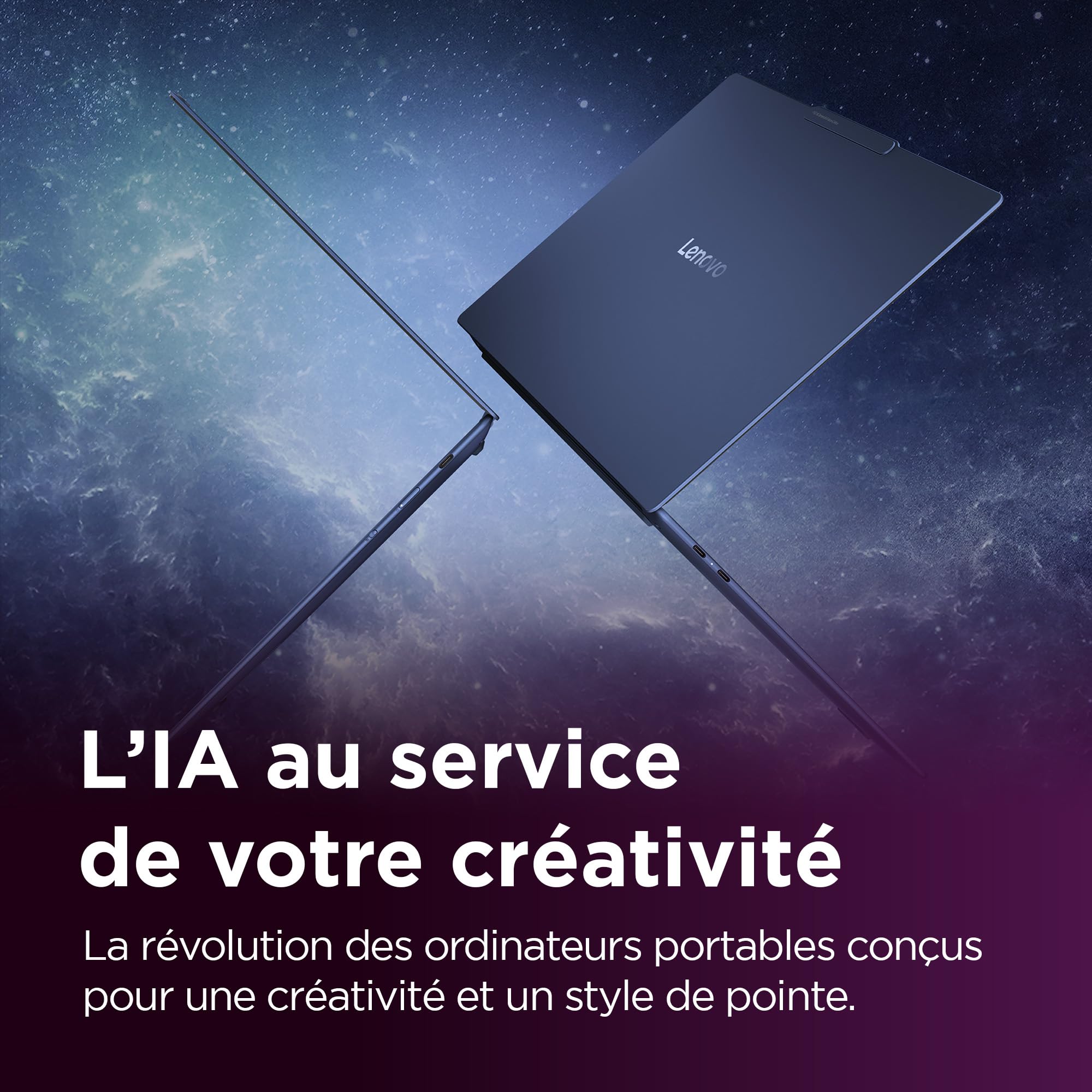 lenovo-yoga-slim-7-14q8x9-ordinateur-portable-copilot-14-3k-oled-90hz-snapdragon image 2
