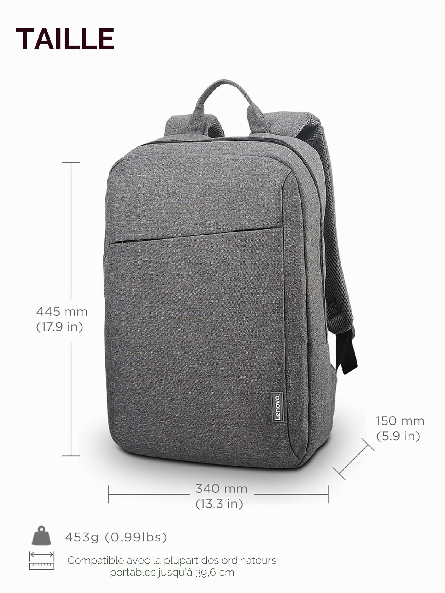 lenovo-casual-backpack-b210-sac-dos-15-6-hydrofuge-pour-ordinateur-portable-noir image 6