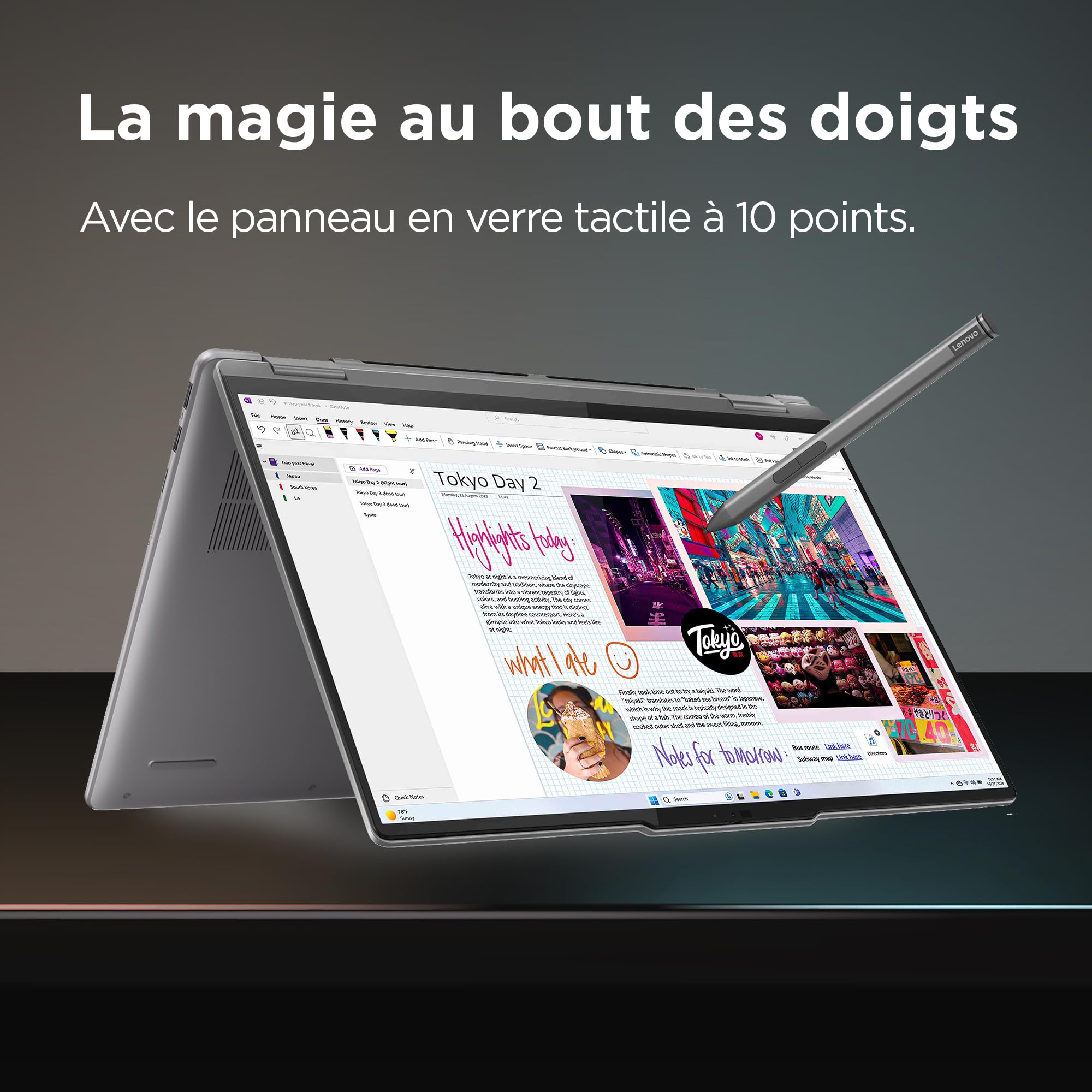 lenovo-yoga-7-2-en-1-14ahp9-portable-ai-14-wuxga-oled-tactile-amd-ryzen-5-8640hs image 5