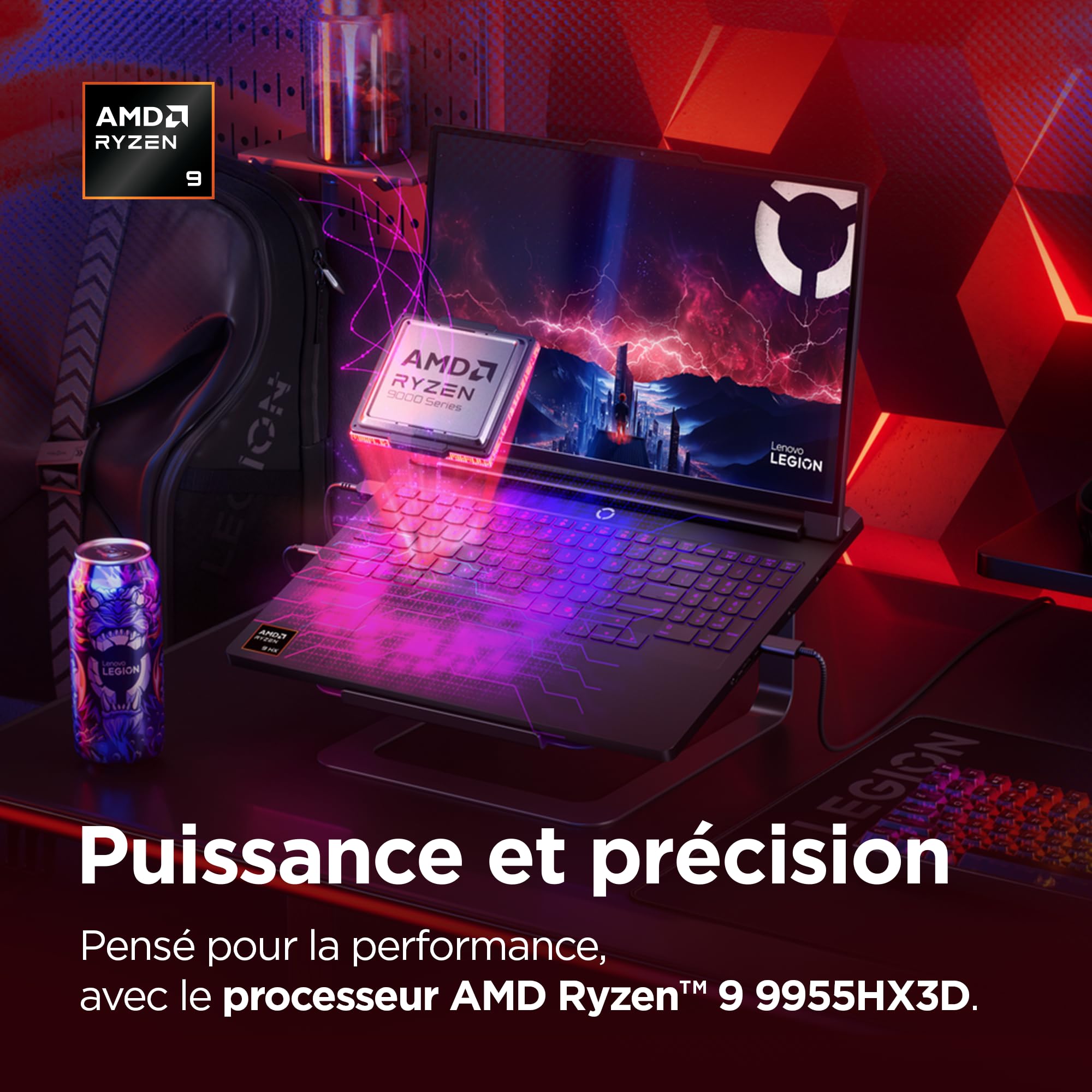 lenovo-legion-pro-7-16afr10h-pc-portable-gaming-16-oled-240-hz-amd-ryzen-9-9955h image 7