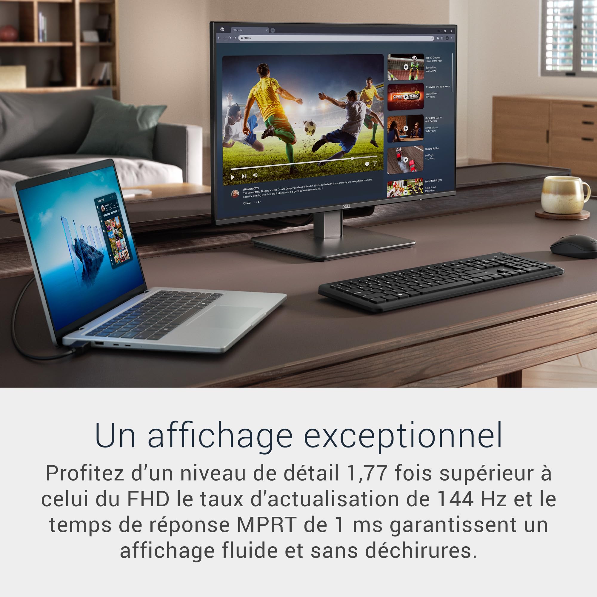 dell-27-moniteur-se2726d-qhd-2560x1440-ips-144-hz-1-ms-avec-certification-t-v-3- image 2