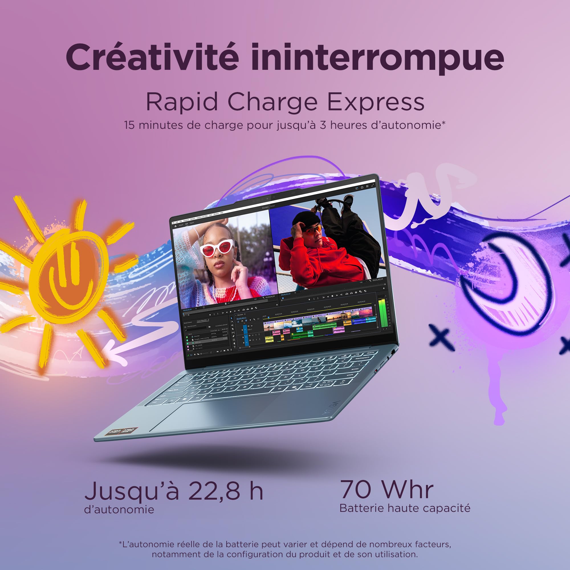 lenovo-yoga-slim-7-14akp10-copilot-ordinateur-portable-14-oled-wuxga-amd-ryzen-a image 2