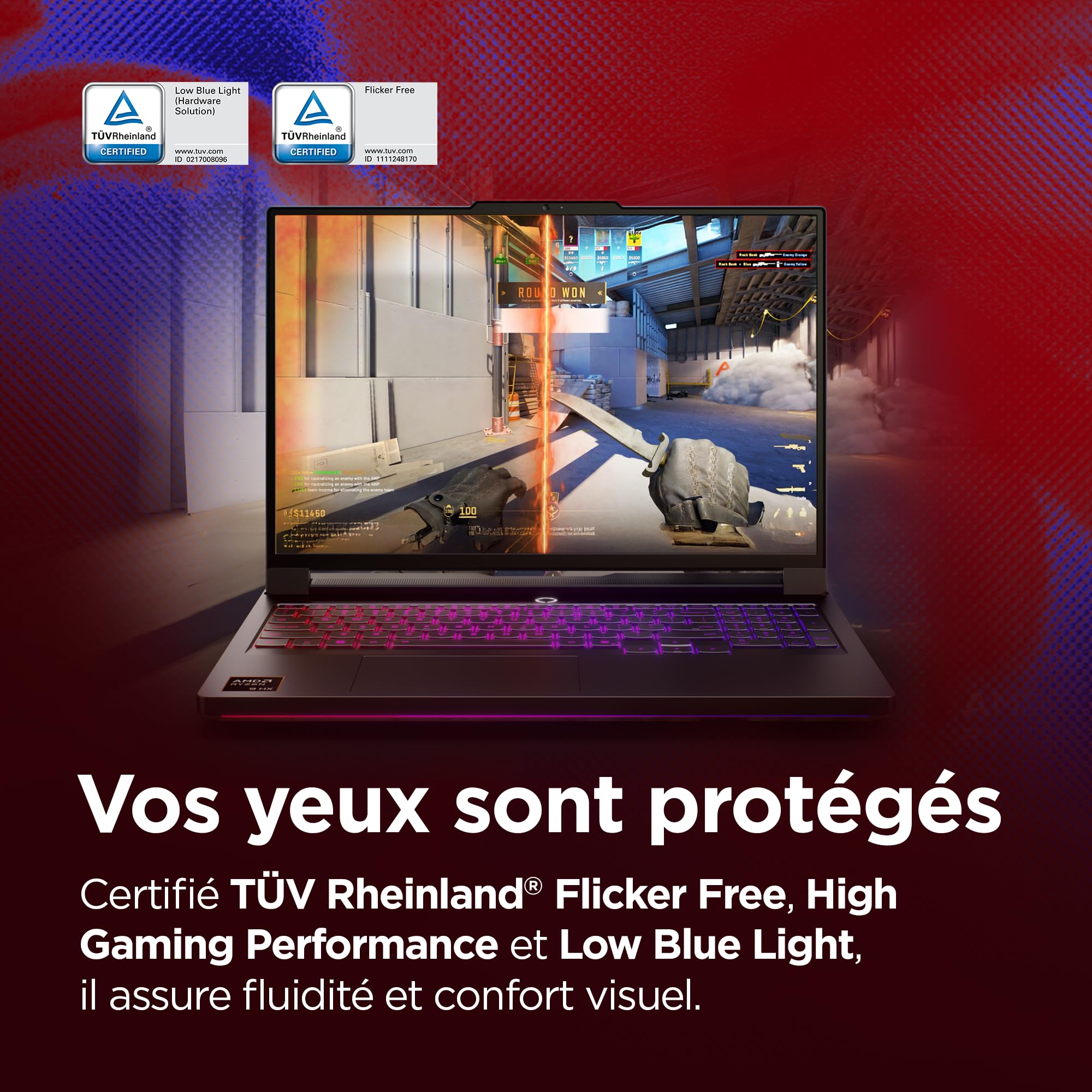 lenovo-legion-pro-7-16afr10h-pc-portable-gaming-16-oled-wqxga-240-hz-amd-ryzen-9 image 2
